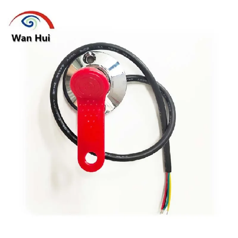 10Pcs TM Probe DS9092 iButton Card Reader with LED Red Green Light Flat Could Paste 30cm/150cm Wire Wholesale Support