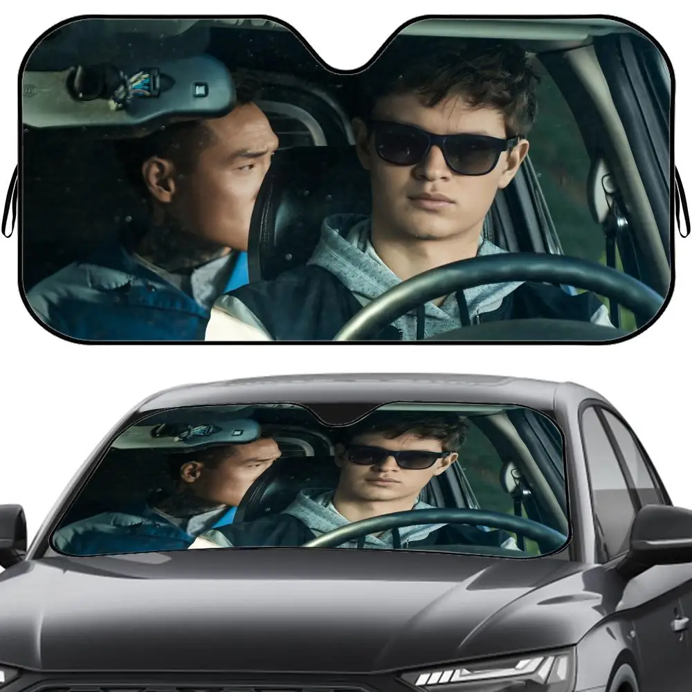 

Солнцезащитный козырек B-Baby Driver Movie, многоразовый, из алюминиевой фольги, для защиты от УФ-излучения и теплоизоляции, накладка на лобовое стекло