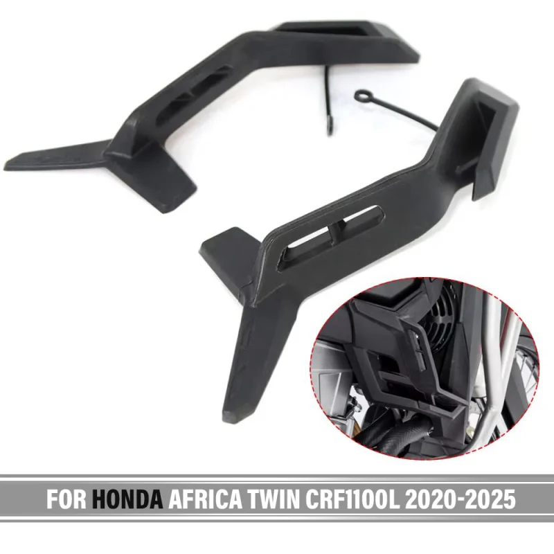 

For Honda Africa Twin CRF1100 L 2020 2021 2022 2023 2024 2025 Motorcycle Accessories Deflectors Low Wind Deflector Kit Rubber