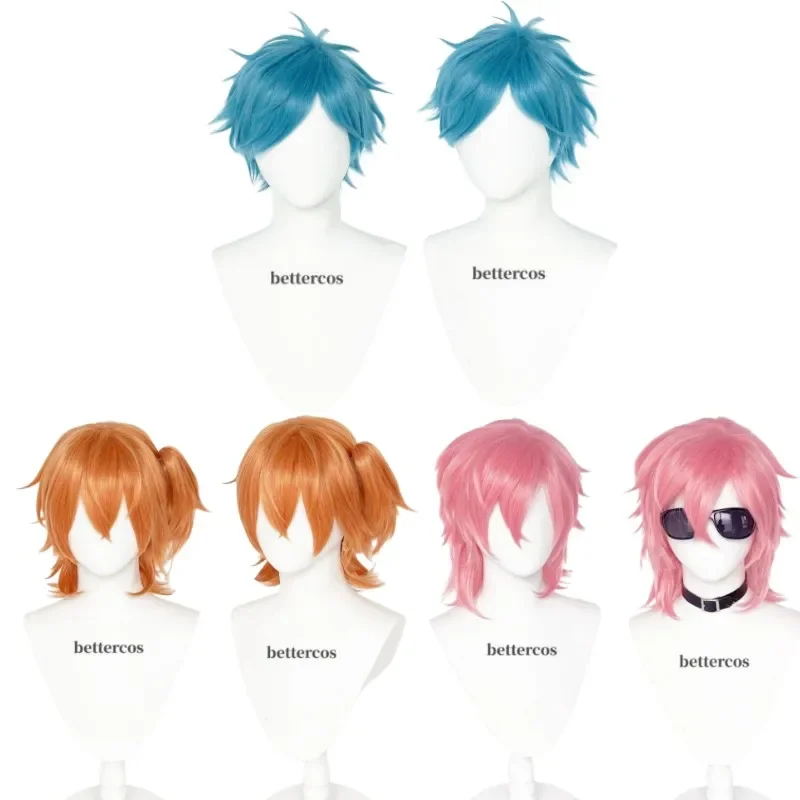 Yui Tamura Kyousuke Yaguchi Ayato Yuri Cosplay Wig Short Heat Resistance Synthetic Hair Halloween Role Play Wig Cap