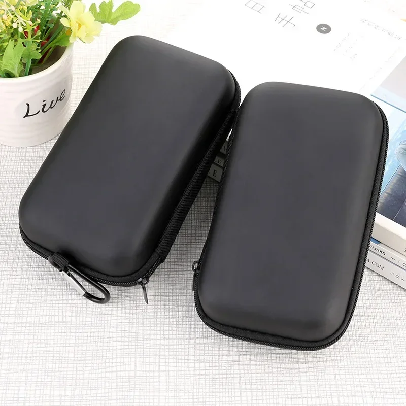 Portable Storage Bag for Power Bank Cable EVA Hard Case Earphone Phone Holder Travel Digital Accessories Storage Bag with Buckle