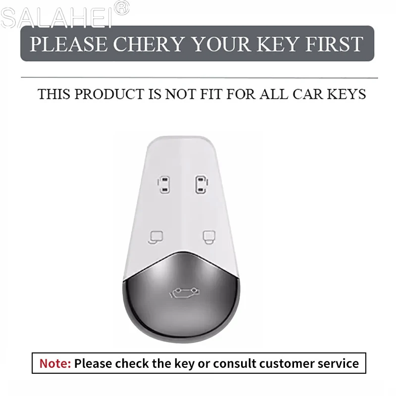 Leather Car Smart Remote Key Case Full Cover Protector Holder Shell  For Voyah Dream PHEV 2024 Keyless Keychain Accessories