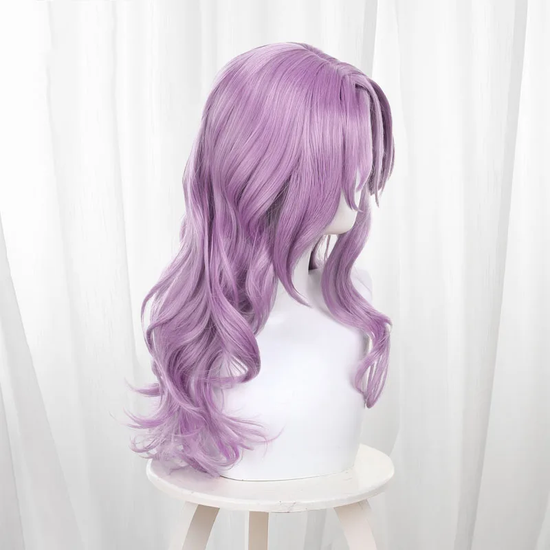 Game Honkai Star Rail Jade Lady Cosplay Wig Purple Long Hair Ten Stonehearts Halloween Carnival Party For Women Girls Props