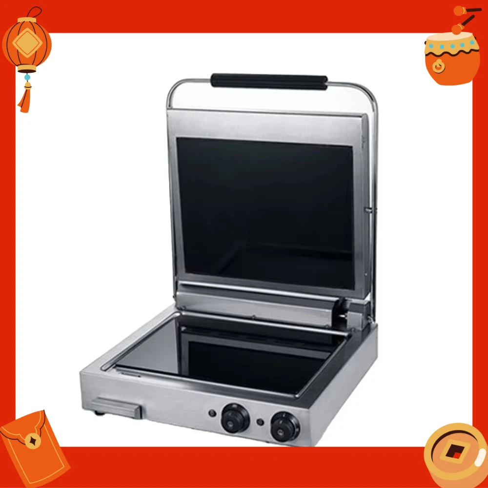 Industrial Commercial Electric Panini Sandwich Grill