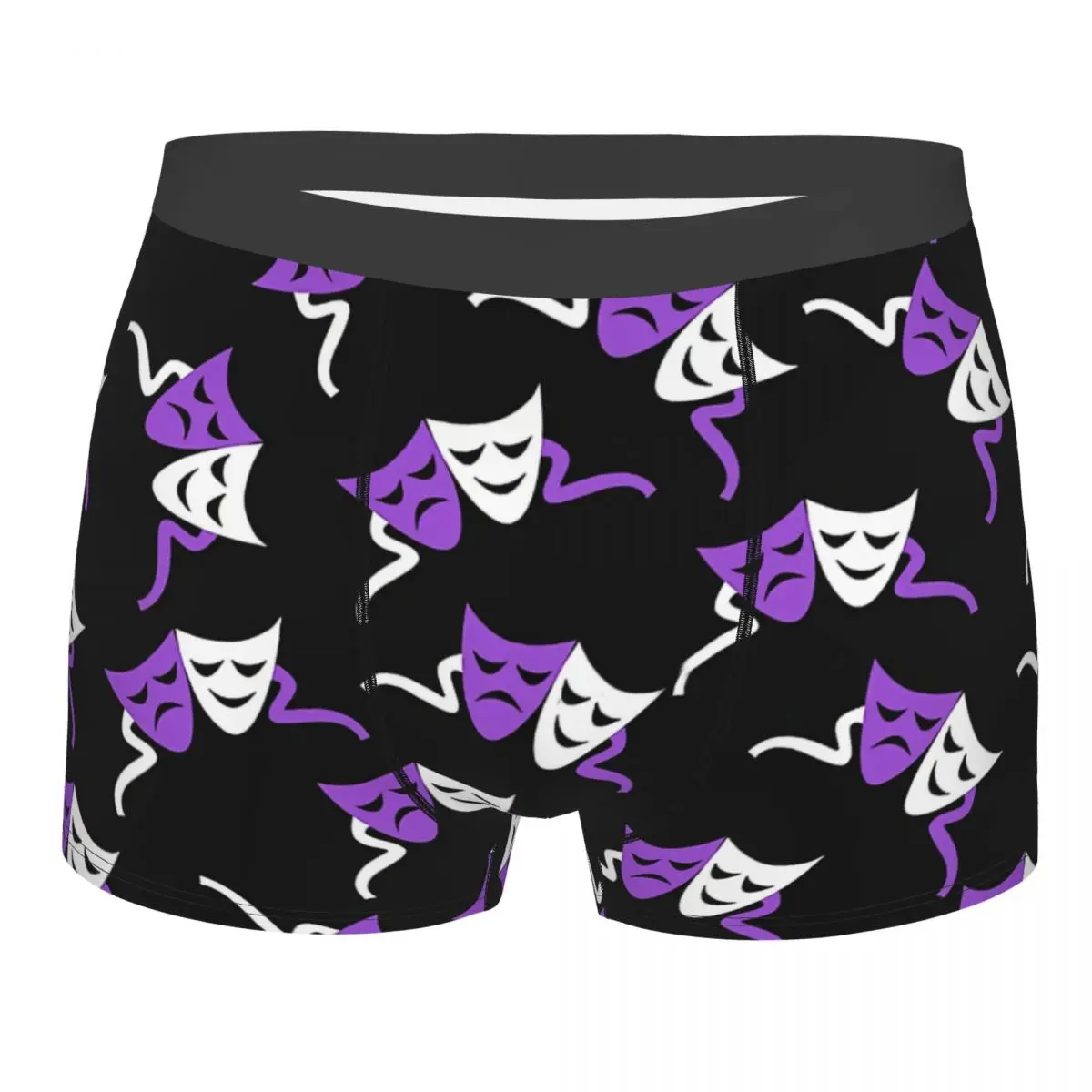 Theatre Masks Pattern Man's Boxer Briefs Underpants Highly Breathable Top Quality Sexy Shorts Gift Idea