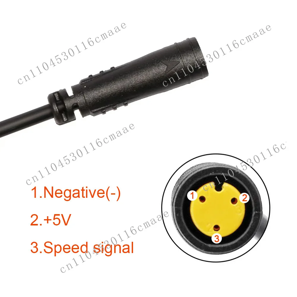 300X electric bicycle scooter accelerator WP 3PIN female head, suitable for 12V 24V 36V 48V 60V 72V electric bicycle DC current
