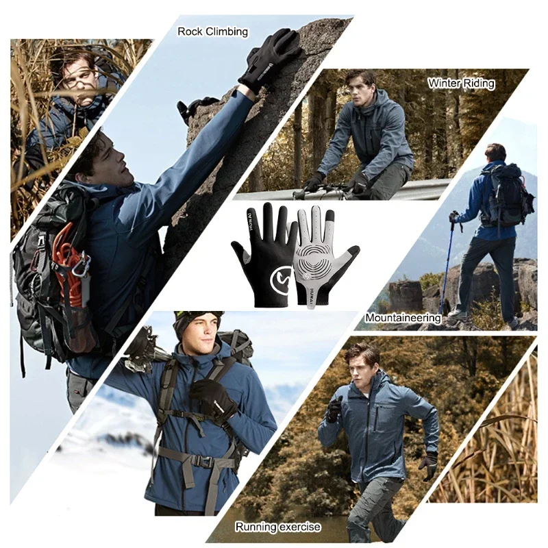Bicycle Anti Slip Half Full Finger Glove MTB Road Mountain Bike Touch Screen Mittens Cycling Gloves for Women Men