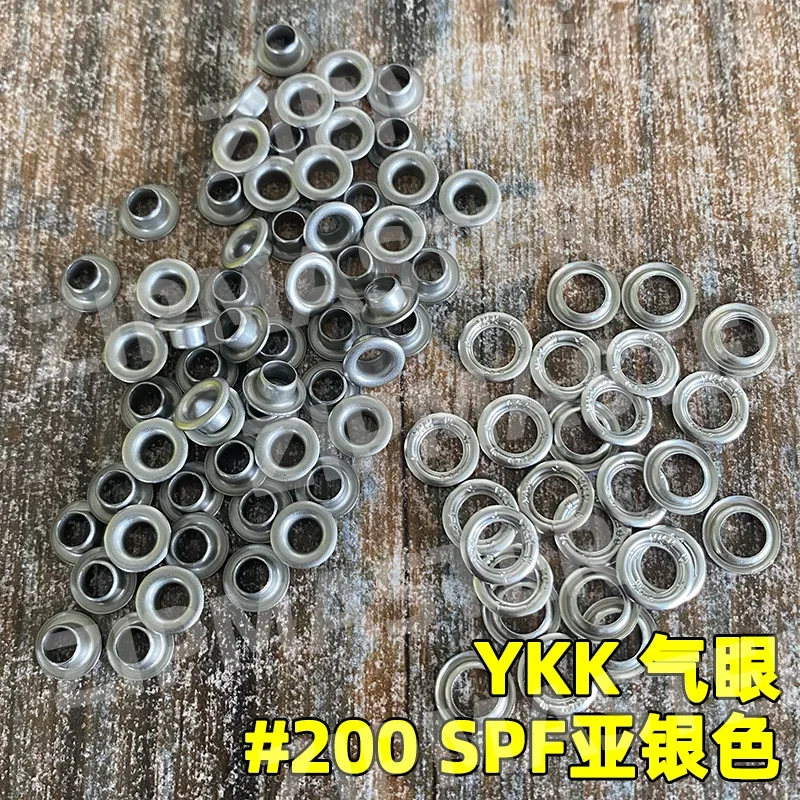 100 SetsGenuine YKK Air Eye Buckle, Refined Copper Corn Buckle, Clothing, Luggage, Hat Brim, Shoe Hole, Copper Air Eye Thickened