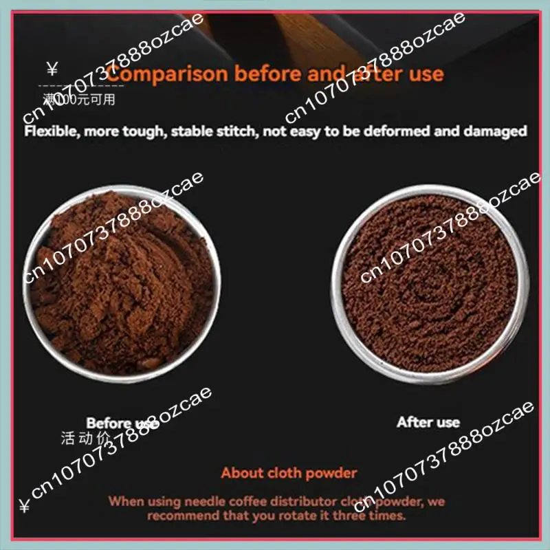 

A26P 58MM Rotary Coffee Powder Needle Powder Dispenser Storage Box WDT Tool Set Adjustable Depth Espresso Stirrer Tool