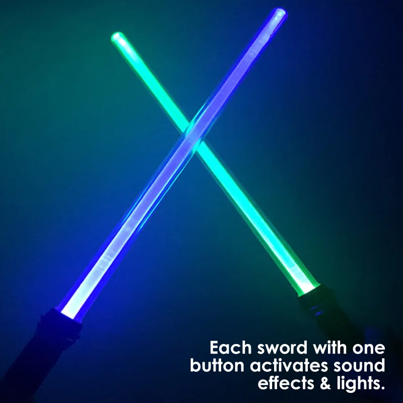 Lightsaberfor Kids RGB 7 Colors Change Laser Sword Toy Sound Light Sword Light saber Darth Vaders Sword Cosplay for Child Gift