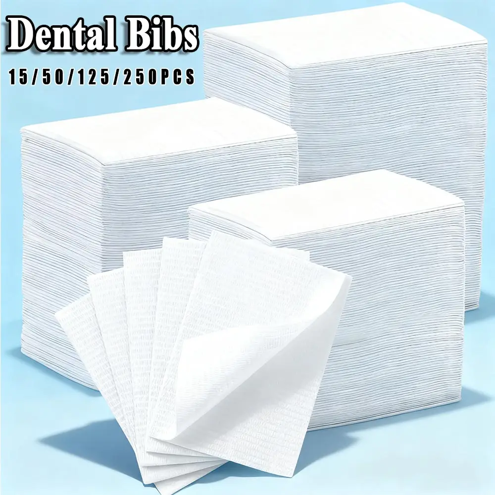 

250/125/50/25/10 шт. одноразовые стоматологические нагрудники водостойкая подушечка для чистки татуировок чехлы для стола для дизайна ногтей аксессуары для татуировок