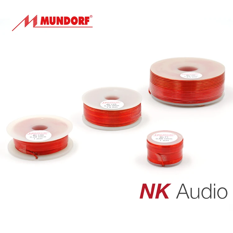 Mundorf MCCoil 에어코어 동선, BL140 시리즈 에어코어 분배기 인덕터 99.997%, 무료 배송, 1.4mm, 로트당 2 개