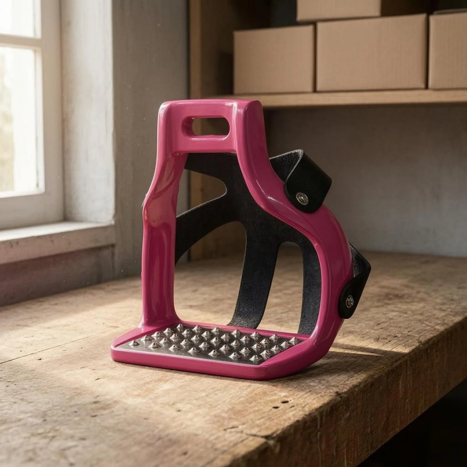 

Horse Stirrups Molded Safety Stirrups Riding Gear Glossy Long-Lasting