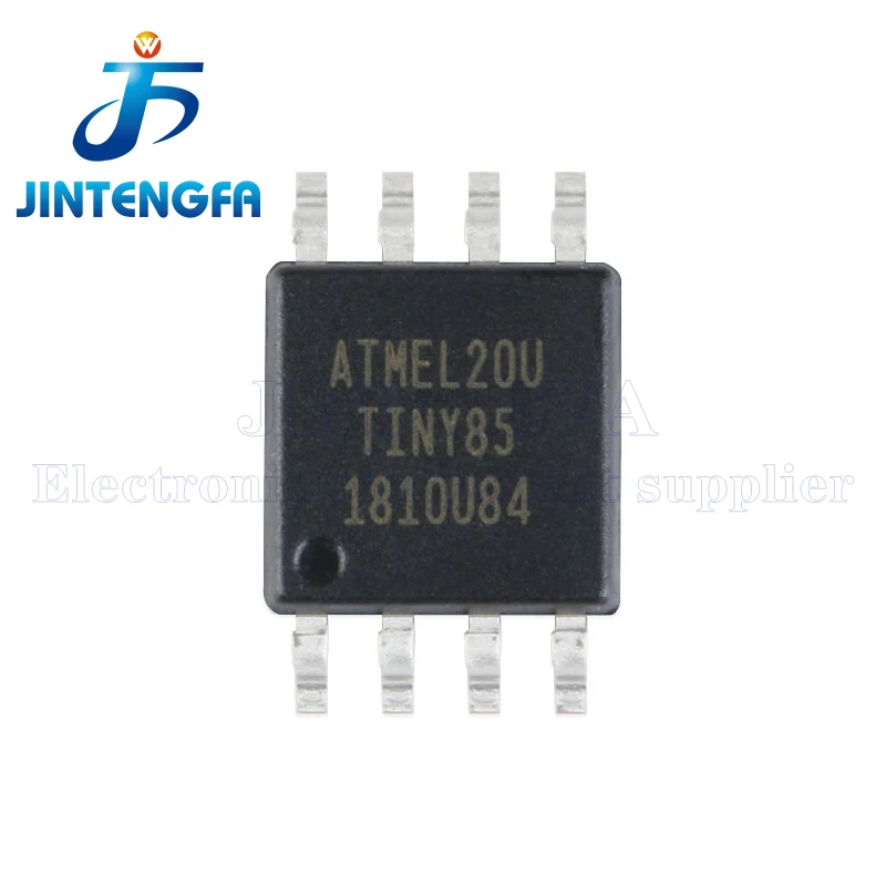 2PCS ATTINY85-20SU SOP-8 TINY85 ATTINY85-20SUR ATTINY85 SMD 8KB 20MHz 8Bit Mikrocontroller Chip IC