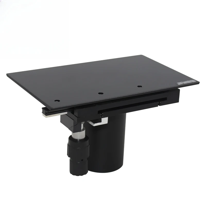 Video magnifying microscope horizontal flatness detector bracket manual adjustment work test platform