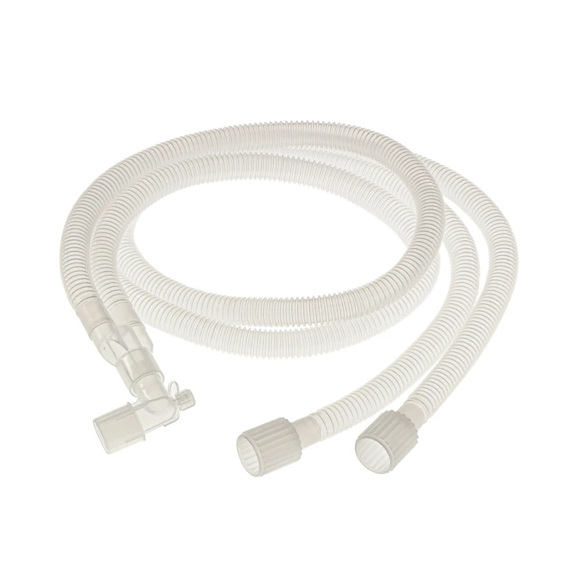 Tierarzt Disposable Anesthesia Breathing Circuit Corrugated Tube 1.8m Anesthesia Ventilator Breathing Circuits Equipment 1PC