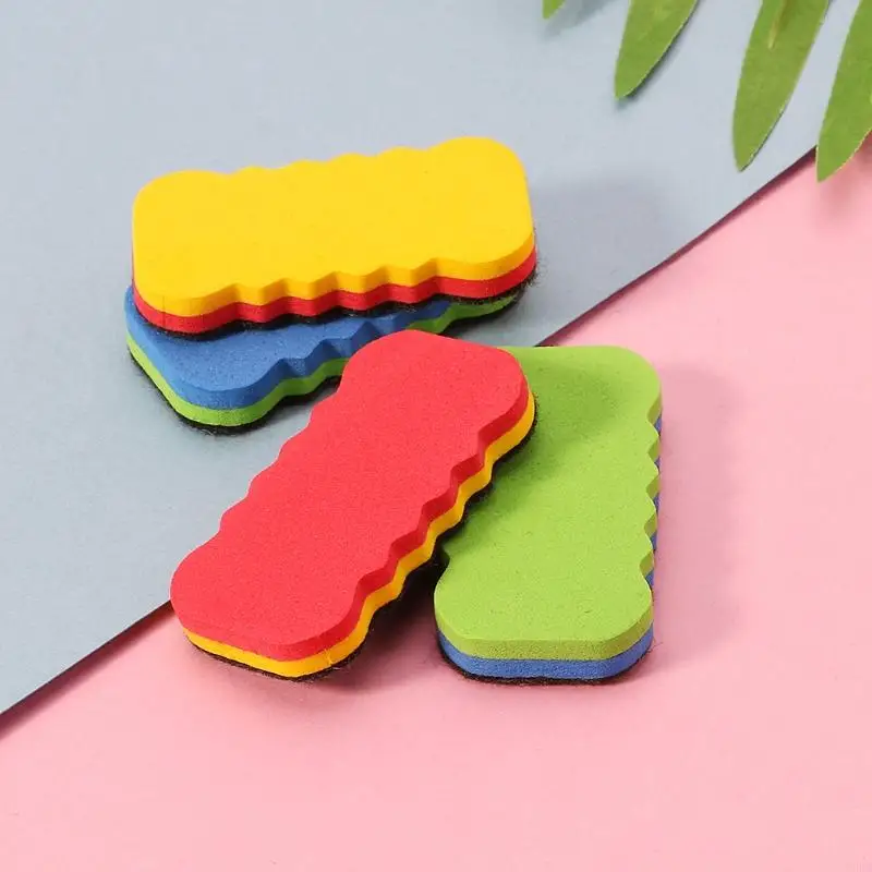 Mini  Erasers Whiteboard Dry Erasers Chalkboard Cleaner Wiper for Household College Office Kid Teacher Supplies