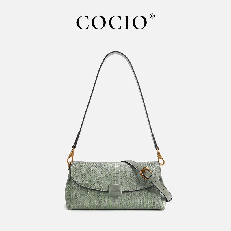 

Green Snake Print Flap Shoulder Bag сумка женская Women's bag bolsos mujer bags for woman sac à main femme bolsas de mujer Women