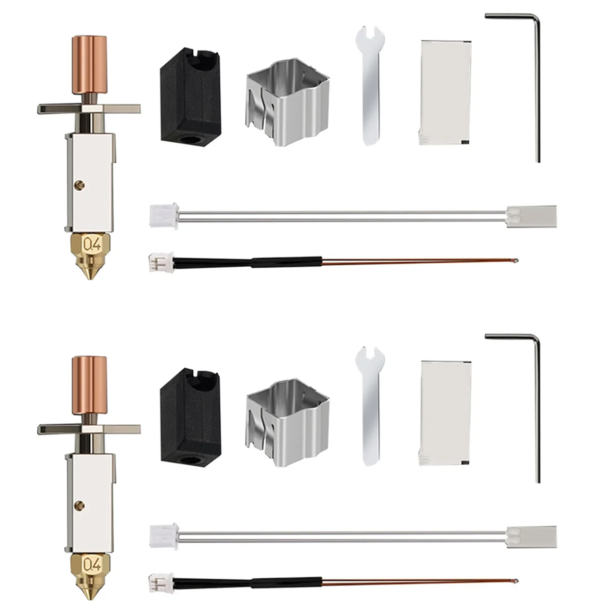 

A71P 2X Upgraded K1 Hotend Kit for K1/K1 Max 3D Printer Heating Block Accessory