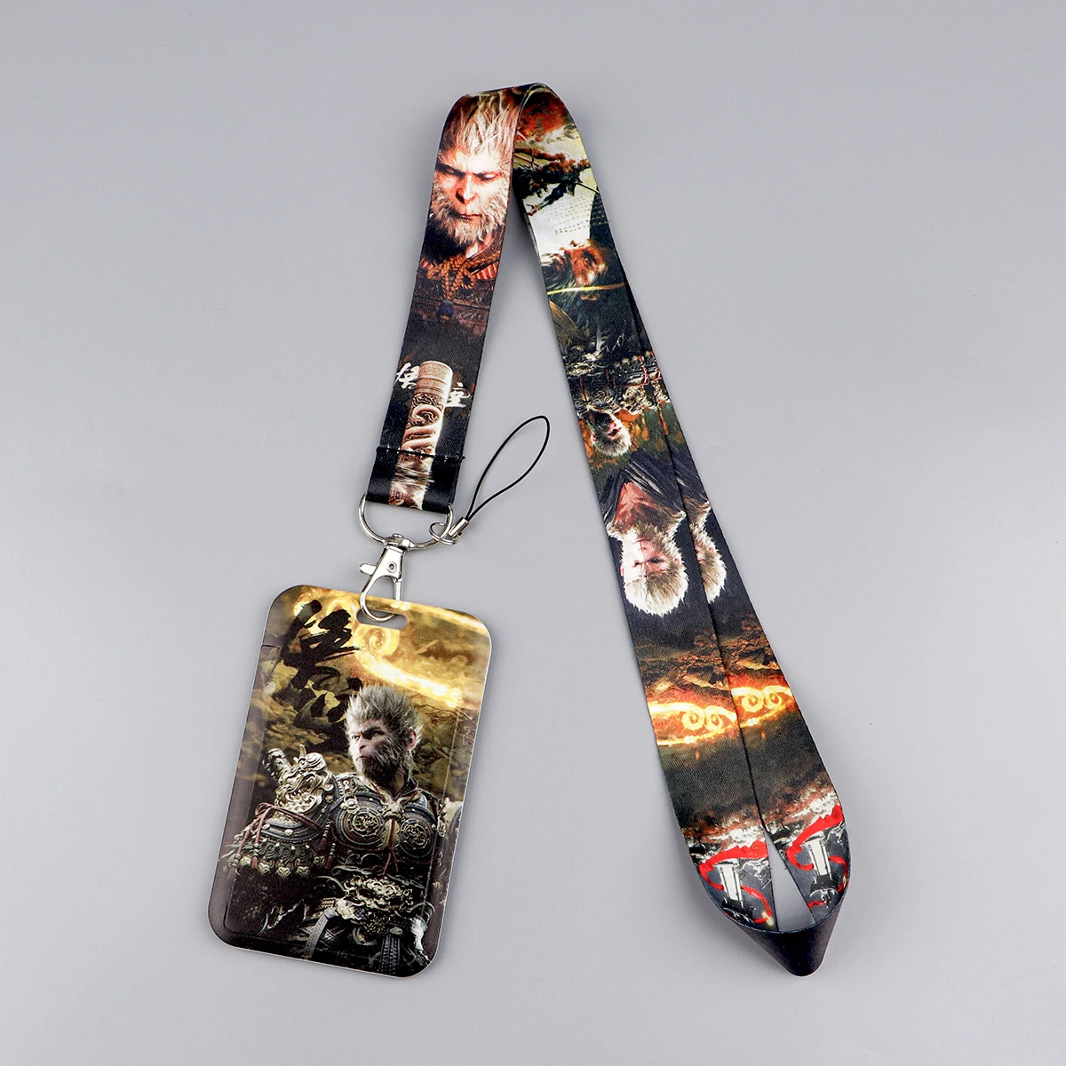 Cool Monkey King Lanyard Game Kaarthouder Student Opknoping Nek Telefoon Lanyard Badge Metro Toegang Kaarthouder Sieraden Cadeau