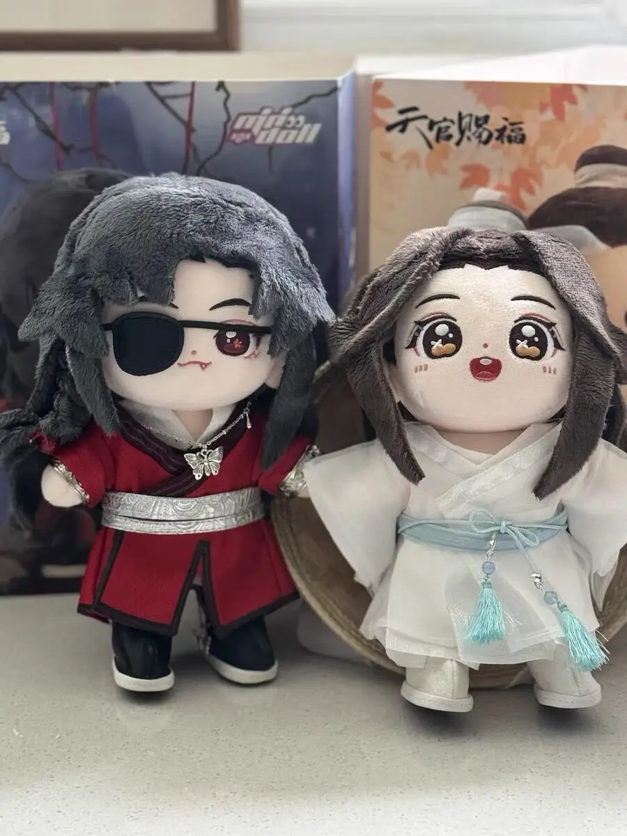 Genuine Heaven Official'S Blessing Xie Lian Gui Wang Plush Toy Tian Guan Ci Fu Doll Stuffed Plushie Figure Anime Cos Girls Gift