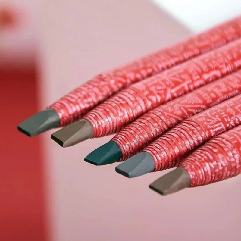 Lápiz de cejas para tatuaje, maquillaje de estilo chino, resistente al agua, potenciadores de tinte, cosméticos profesionales de larga duración
