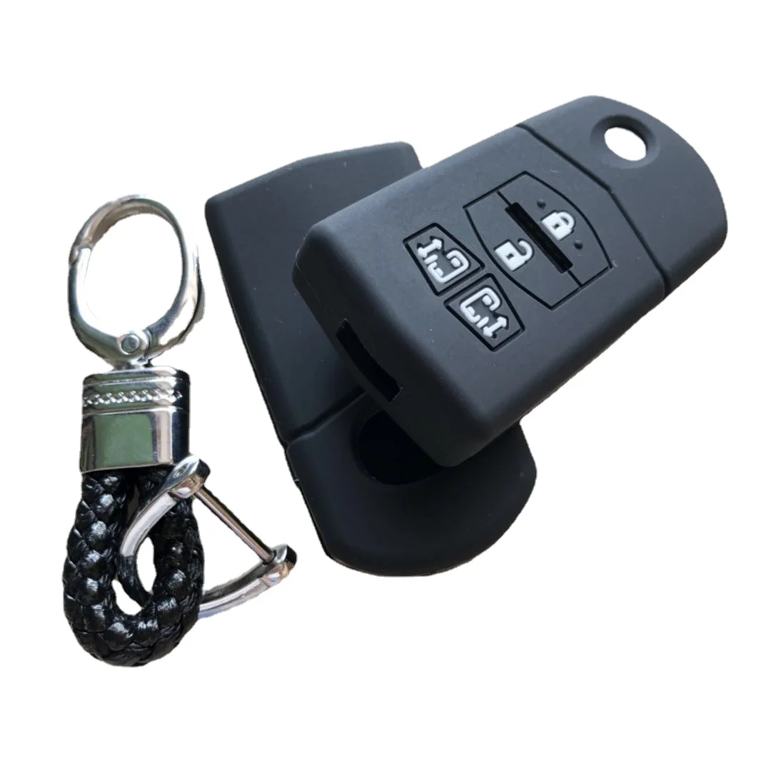 

Key Remote FOB Cover For Mazda MPV 2004-2007 4-Btn With Sliding Doors Key Case Chain