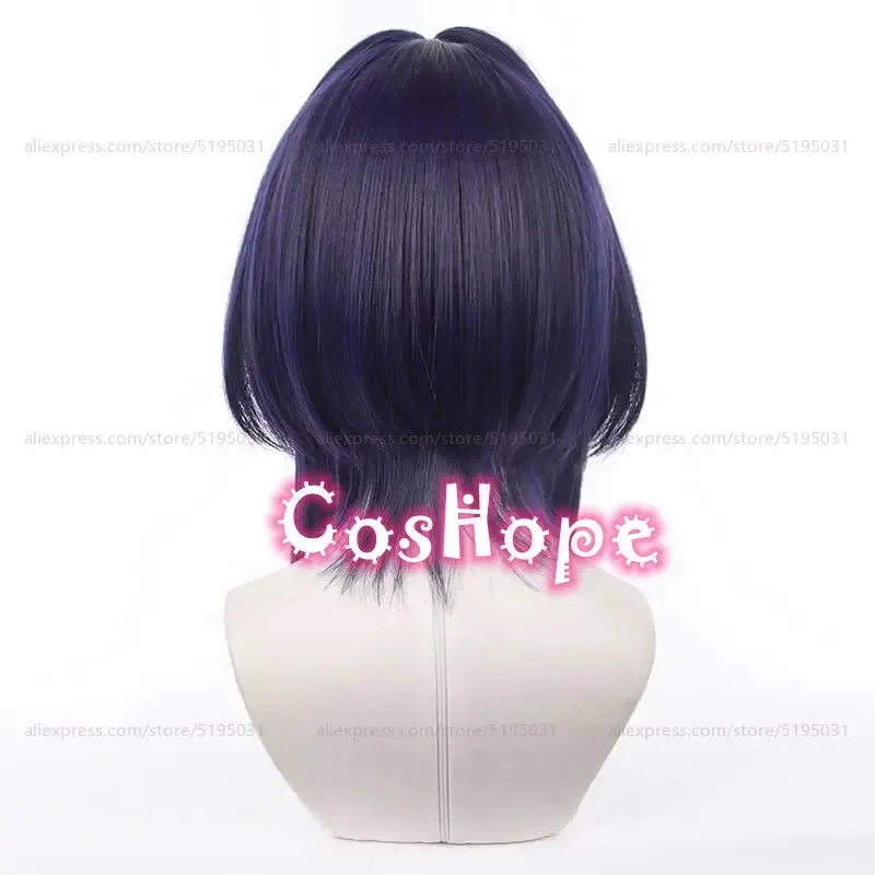 Candace Cosplay Wig 60cm Long Wig Black Purple Wig Cosplay Anime Cosplay Wigs Heat Resistant Synthetic Wigs