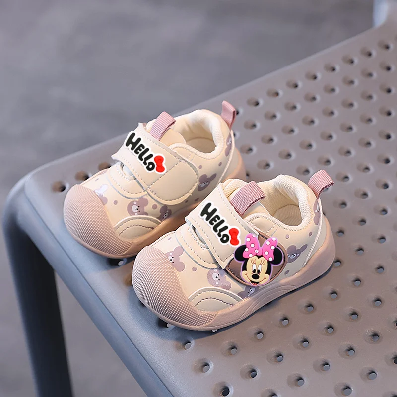 

Disney Mickey Mouse running shoes Soft Sole first walkers Autumn Winter boy girl Baby Sports Shoes Fashion Summer Casual Shoes