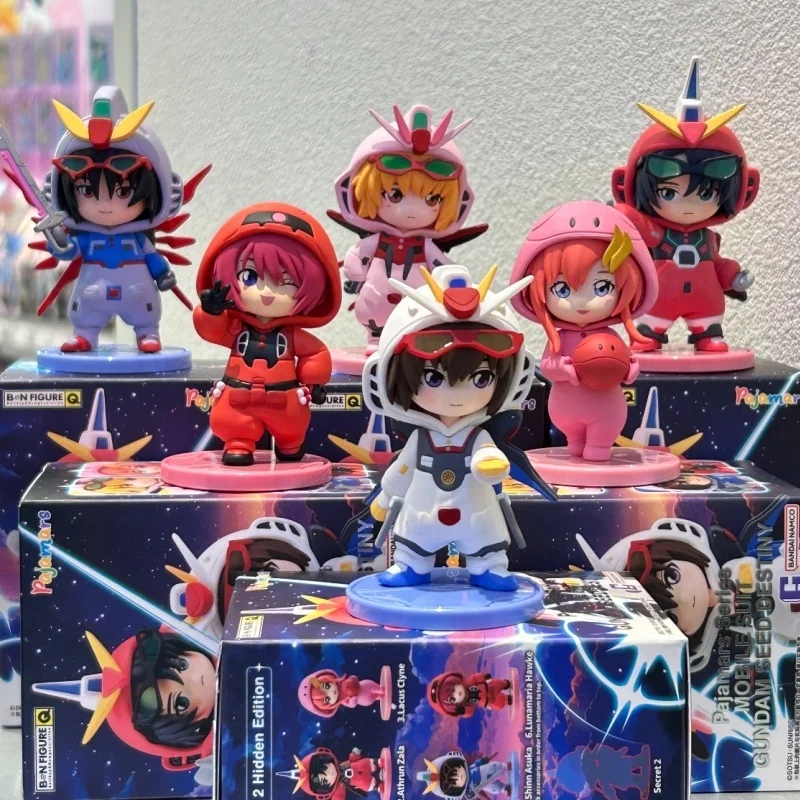 

New Bandai Gundam Seed Fate Sleepwear Doll Clothing Series Blind Cartoon Box Kawaii Doll Toy Accessories Gifts Collection