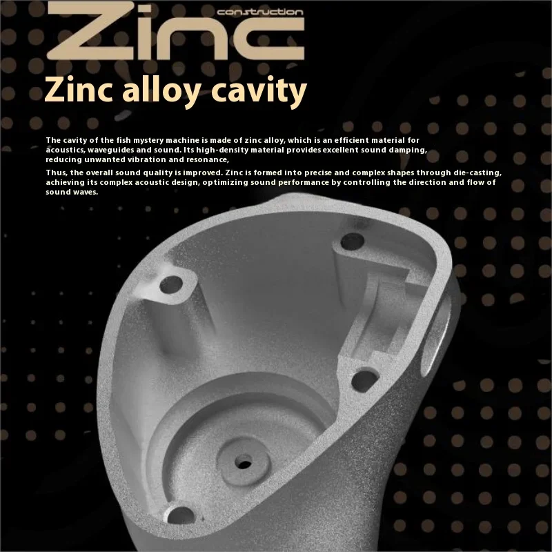 Наушники-вкладыши TANGZU YuXuanJi TPLX 10 мм с топологическим динамическим драйвером и цинковой конструкцией