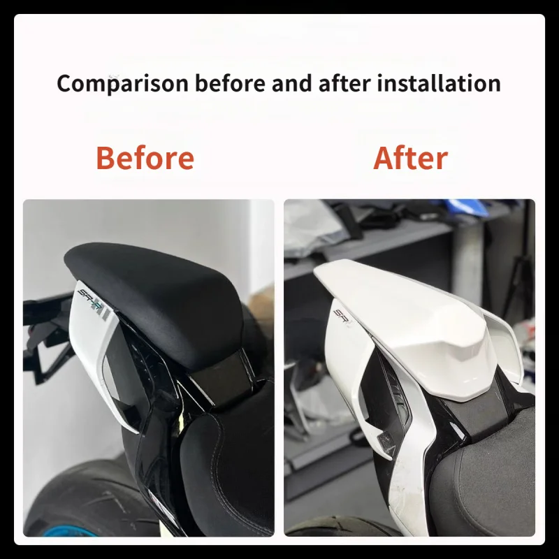 สําหรับ CFMOTO 675SR 675SRR 675SR-R 675SS CF650-10 ดัดแปลงชิ้นส่วนการแข่งขันดัดแปลงที่นั่งด้านหลัง Hump