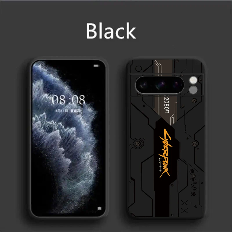 غلاف كاندي من البولي يوريثان الحراري لهاتف جوجل بيكسل 3A 3XL 4XL 5XL 5A 6 Pro 6A 7A 7 Pro 8 Pro 8A 9 Pro XL 5G حافظة مربعة ناعمة من السيليكا رقم 43