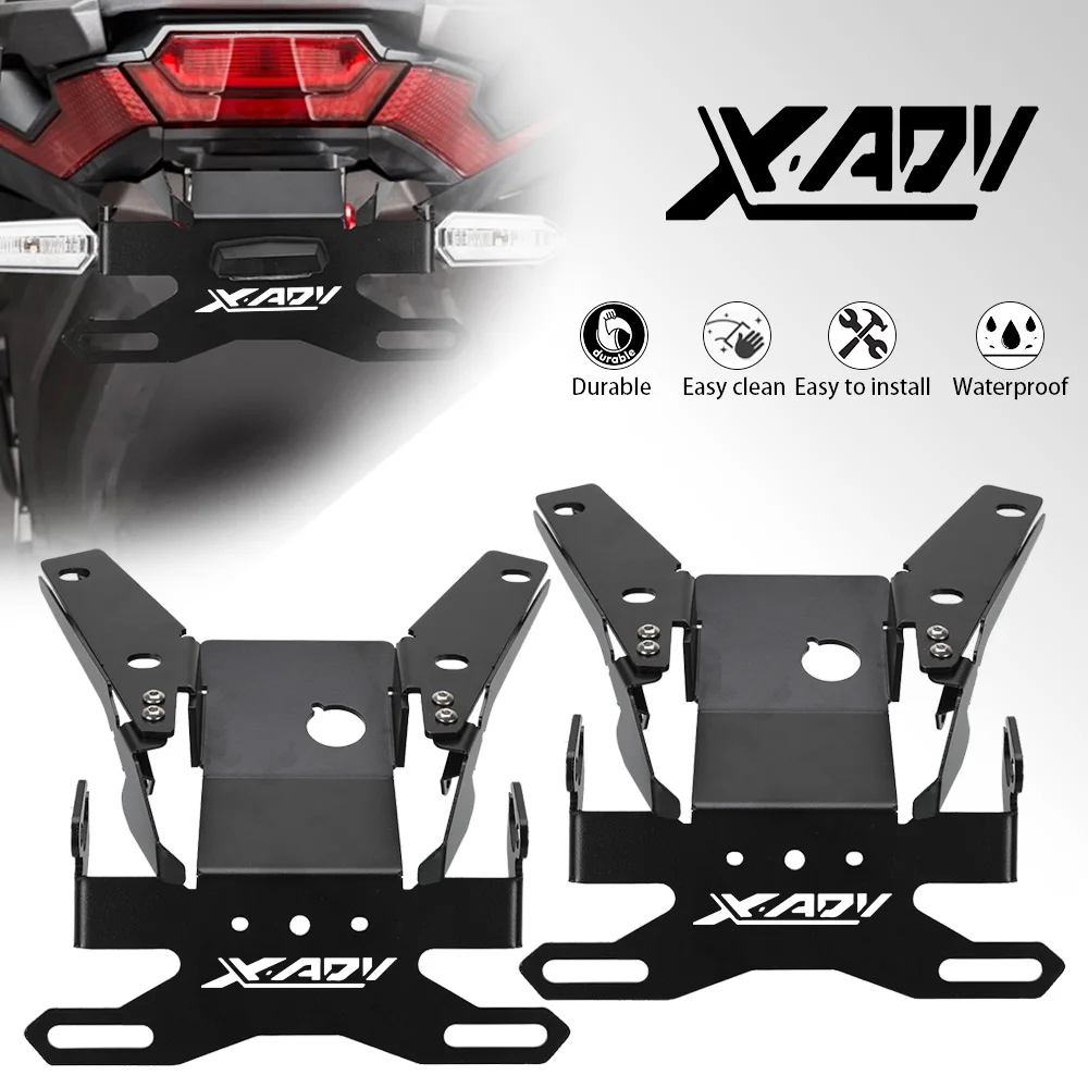 

FOR HONDA XADV 750 2021 2022 License Plate Holder Fender Eliminator Registration Bracket Motorcycle Accessories 2023 2024 X-ADV