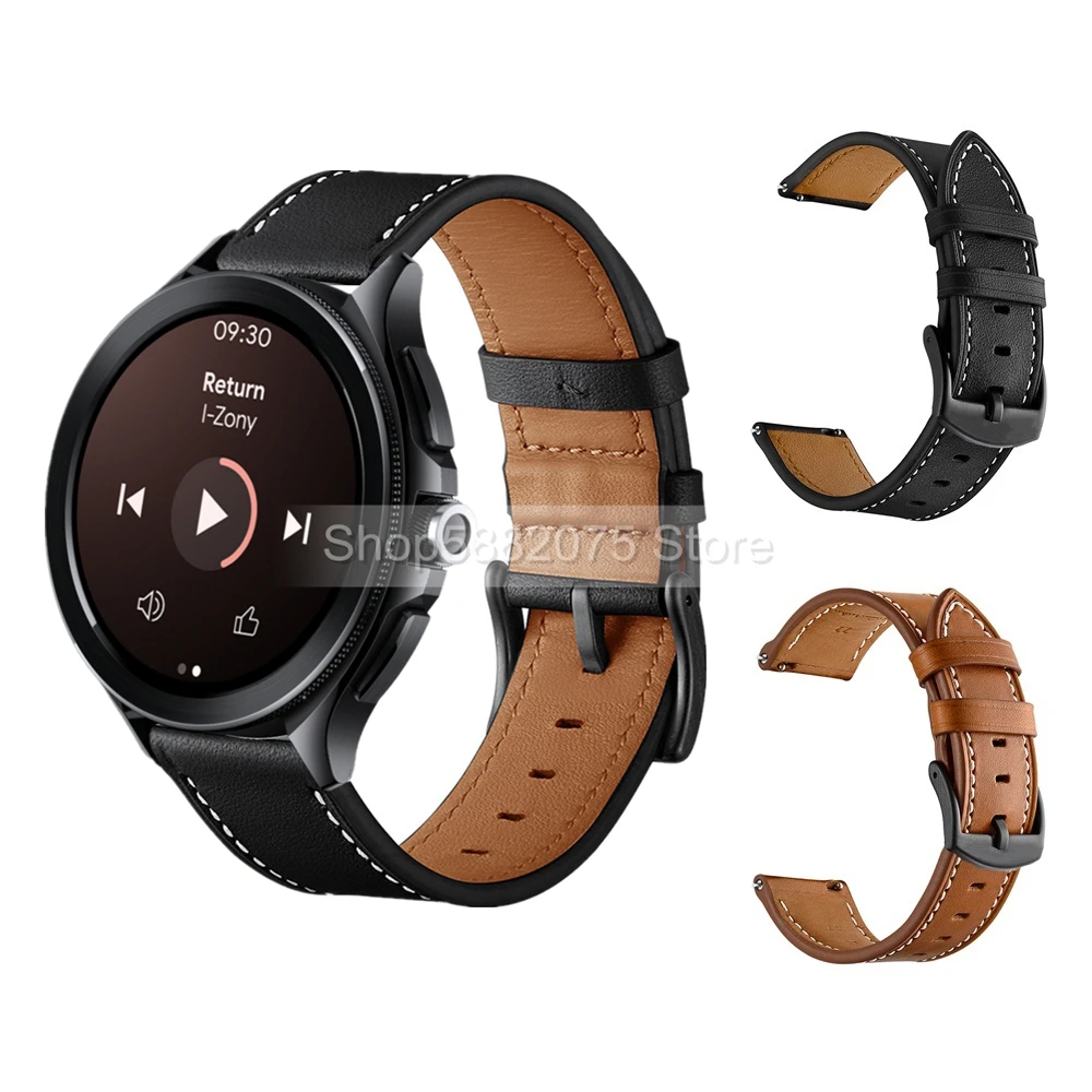 Leather Wrist Strap For Xiaomi Watch 2 Pro S3 S2 S1 Replacement Bracelet For Mi Watch Revolve Active Smart Watchband Accessories