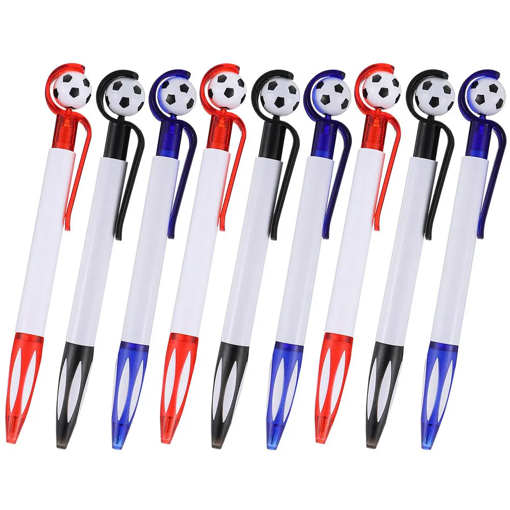 

Набор из 9 шариковых ручек в виде футбольных мячей, креативные канцелярские товары для школы, ручки для плавного письма, сувениры для вечеринок, детские канцелярские принадлежности, футбольные ручки