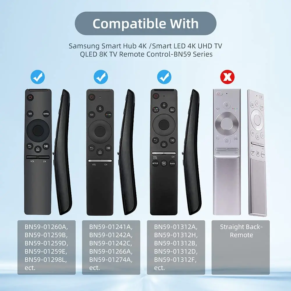 Silicone Case for Samsung BN59-01312A Remote,Protective Cover for Samsung Q90R Q80R Q70R Q60R 8K Smart TV Remote BN59-1259