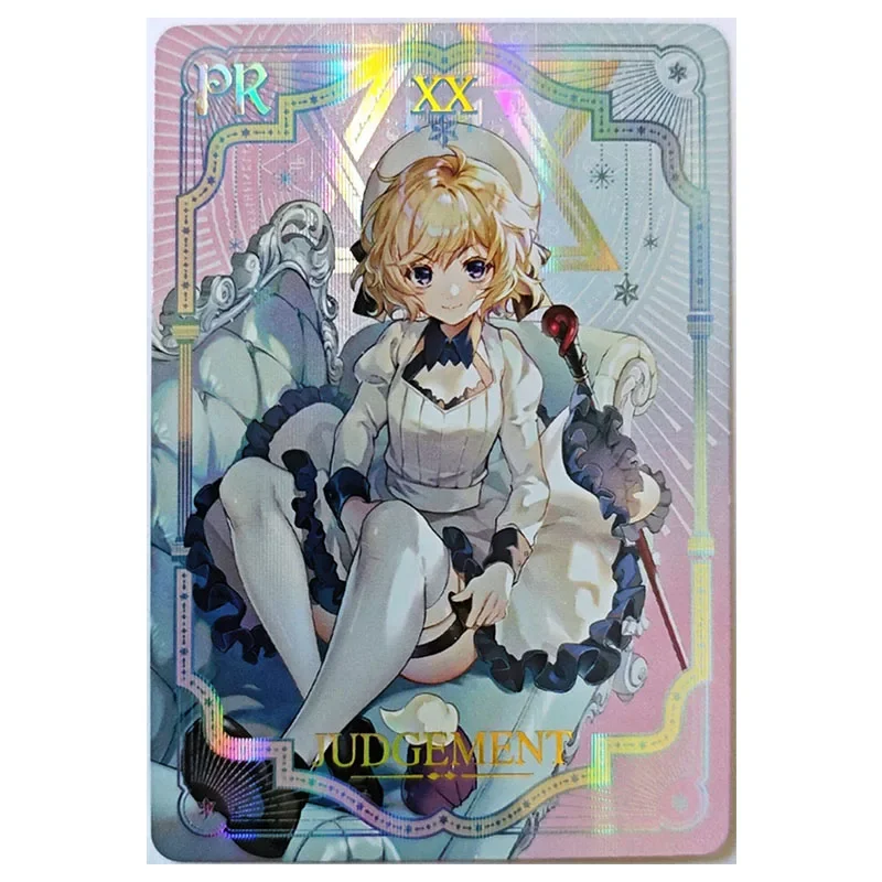 Anime deusa história rara pr cartão colecionável preto mágico menina ishtar frieren kinomoto sakura brinquedos para meninos presente de aniversário