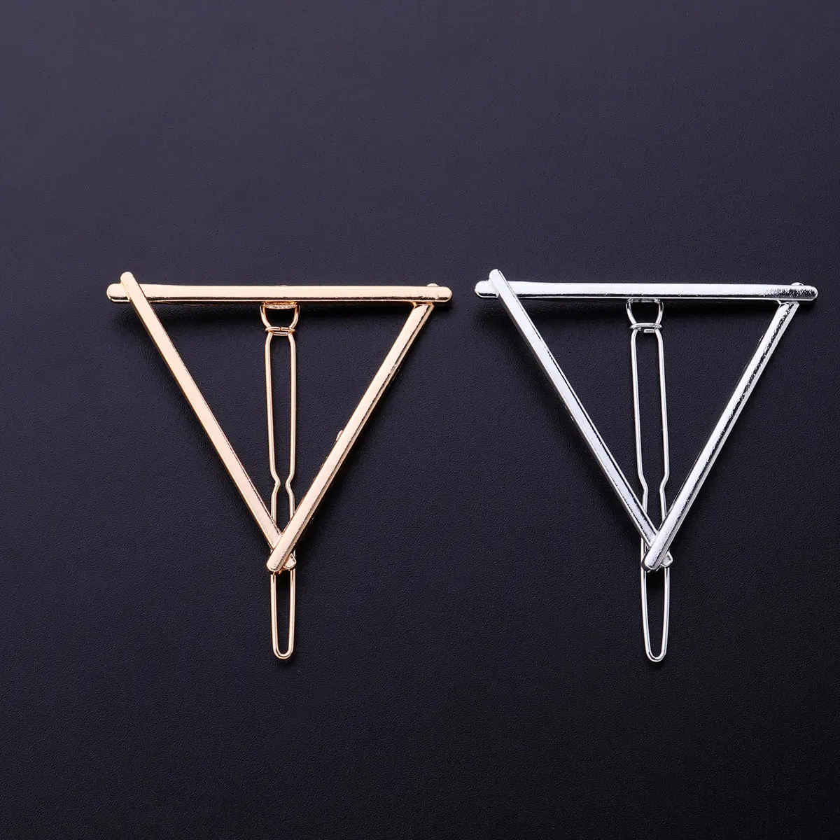 

10pcs Geometric Hair Clips Elegant Alloy Barrettes Hairpins for Women naments Stylish Hair Accessories