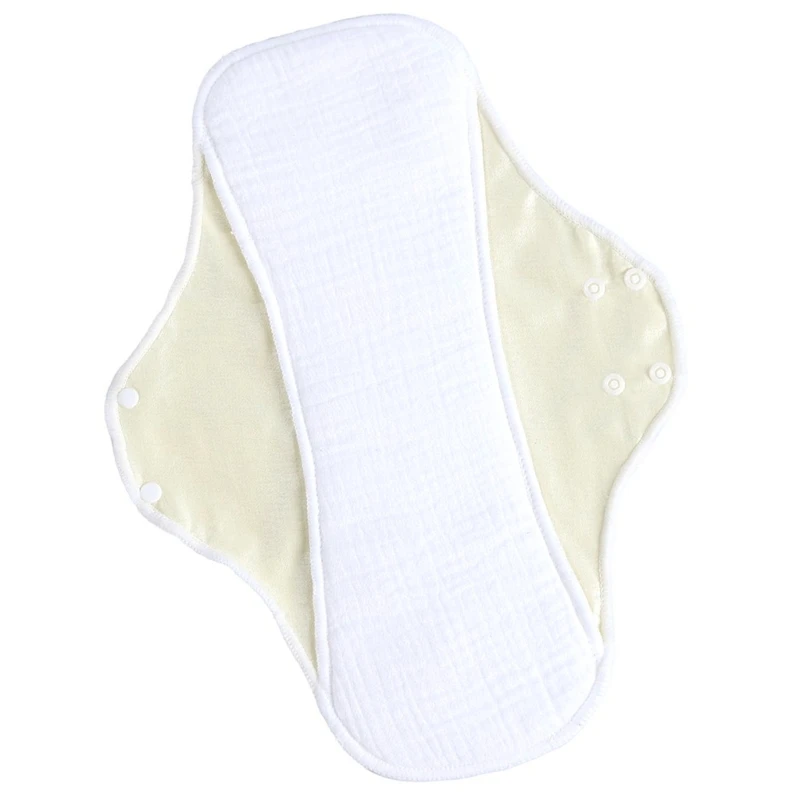 فترة قابلة لإعادة الاستخدام وسادة وسادة السريك مقاومة للطبقة الصحية مناديل لاستخدام الليل النساء #5