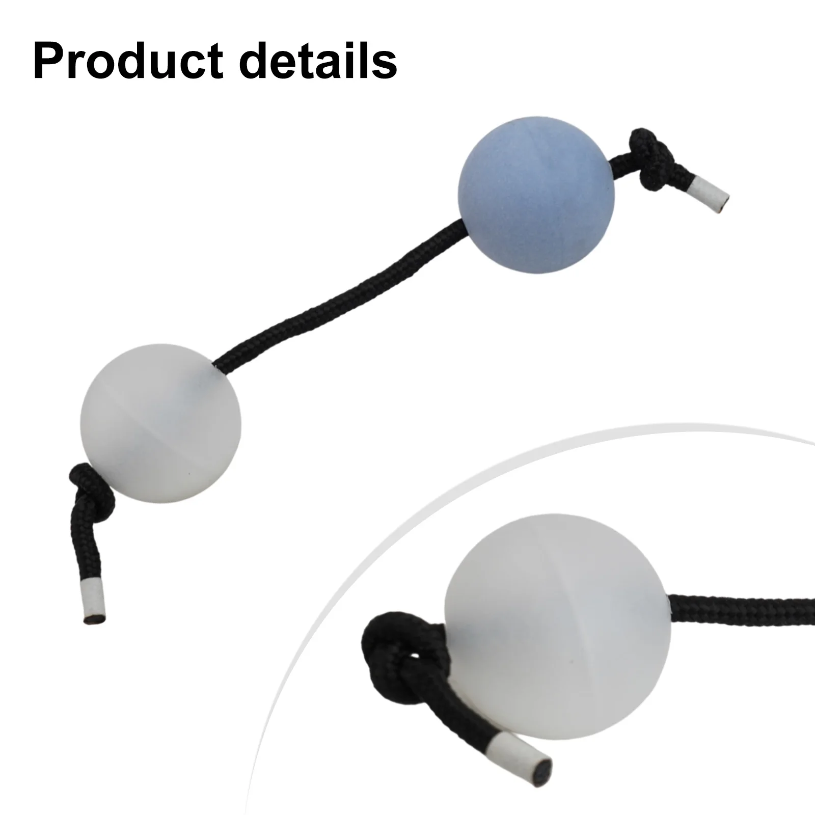 Bola de dedo, bola de arena rítmica, 2 uds., correa ajustable, diámetro de 5cm, tono alto, fabricación de música práctica