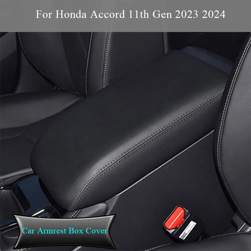 

Car Armrest Box Cover For Honda Accord 11th Gen 2023 2024 Accessories Trim Center Console Box Cushion