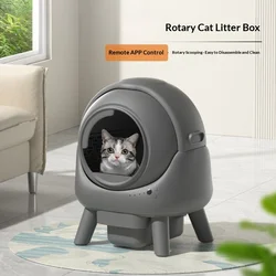 Caja de arena autolimpiable para gatos con recogedor automático