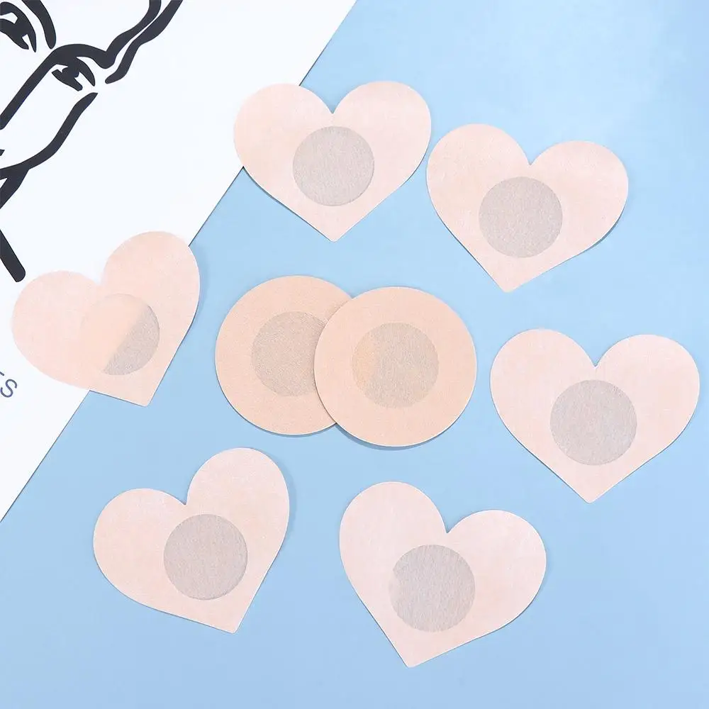 

Pad Adhesive Lifting Bra Pasties Nipple Pad Women Backless Dress Party Breast Stickers Nipple Covers Petals Sticker Heart Shape