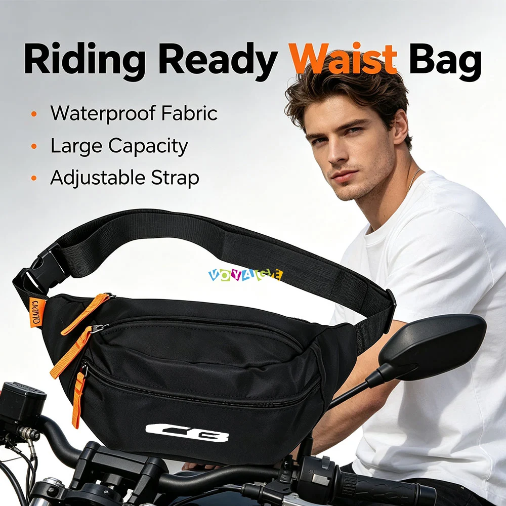 Quick‑Release Buckle Commuting Waterproof Storage Waist Bag Fanny Pack For Honda CB CB650R 125 150 190 250 300 400 500 750 1000