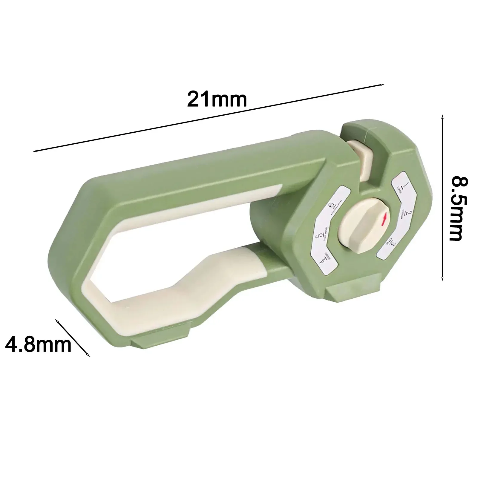 Compact Sharpening Device Adjustable Handheld Sharpener 6-Slot Sharpening System Daily Use Reliability Multi-tool Sharpener