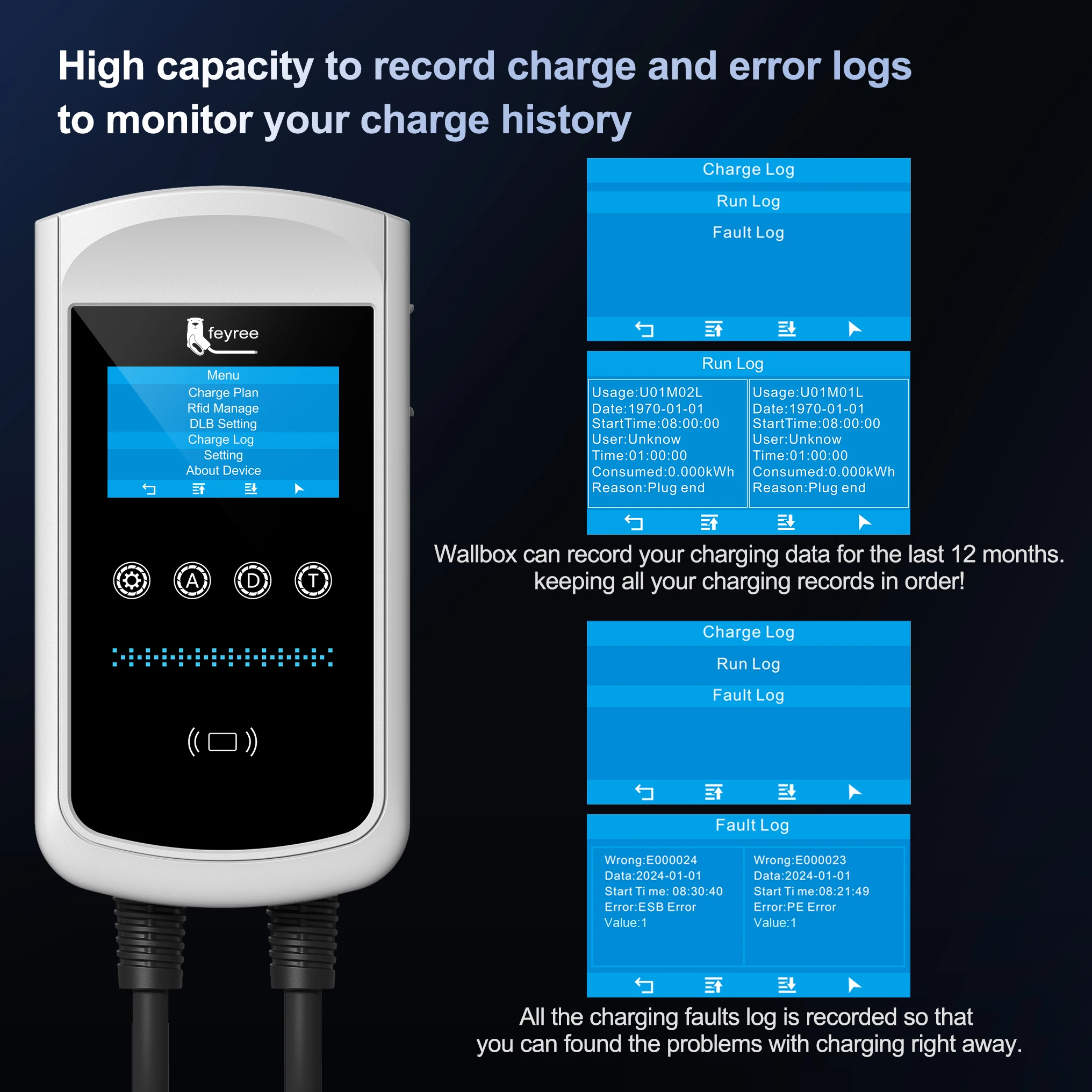 Зарядное устройство Feyree 9.6 – обзор и цена Ev Charger Load Balancing