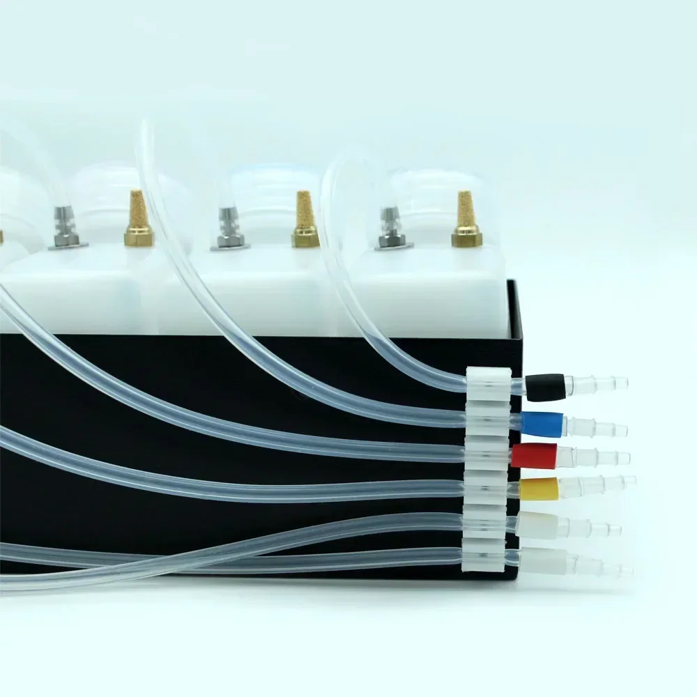 Ciss Ink Tank Et8550 8550 Ciss DTF Dual White Ink Tank System 2 Shakers for Epson Convert Kit Modify L18050 L8050 XP15000 Device