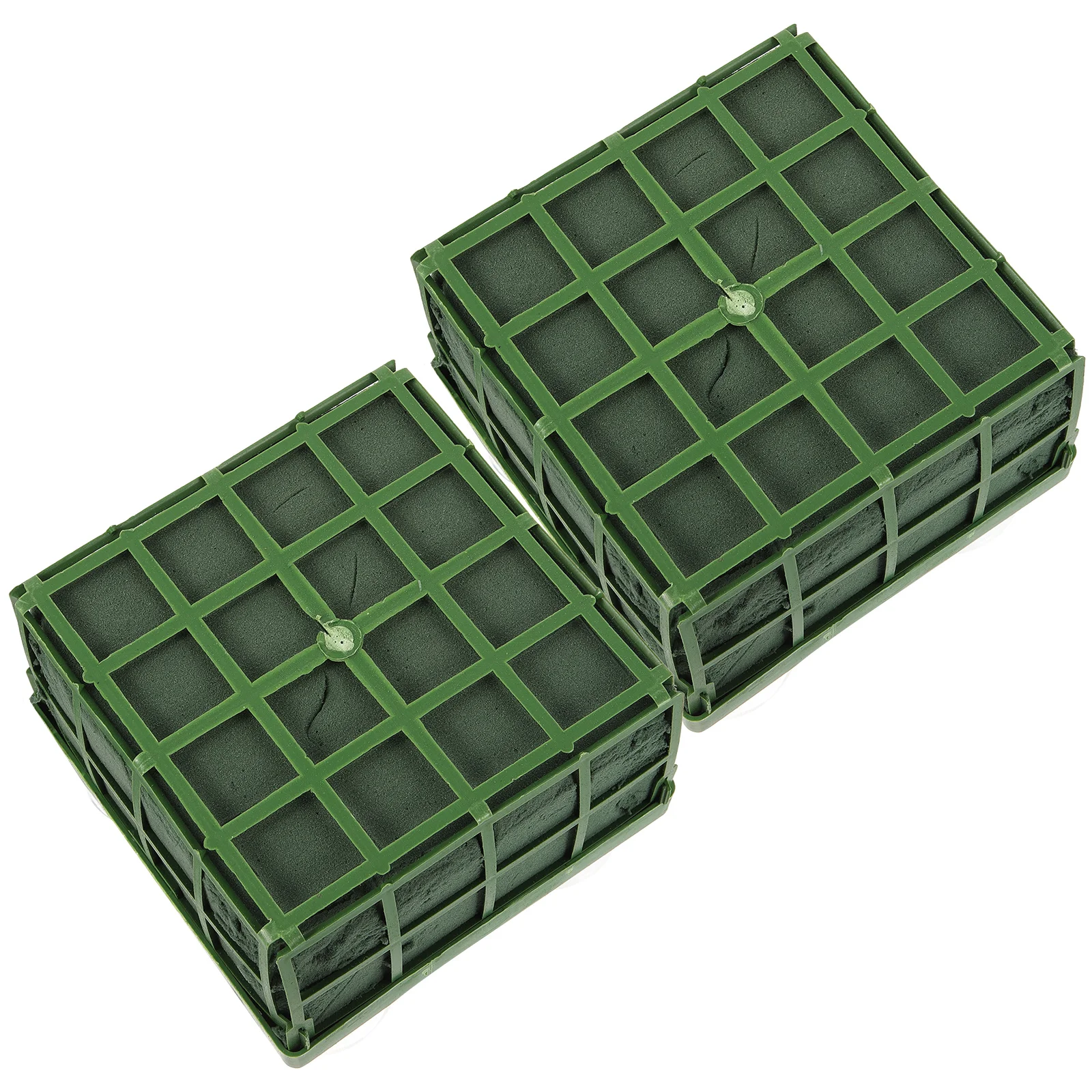 

2 pcs Car Front Flower Decoration Suckers For Wedding Birthday Party Anniversary Floral Arrangement Supplies Decorative Plastic