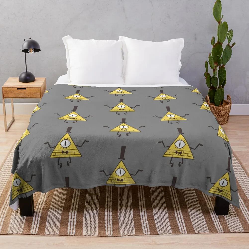 gravity falls - bill cipher Throw Blanket Custom Weighted Large Moving Blankets